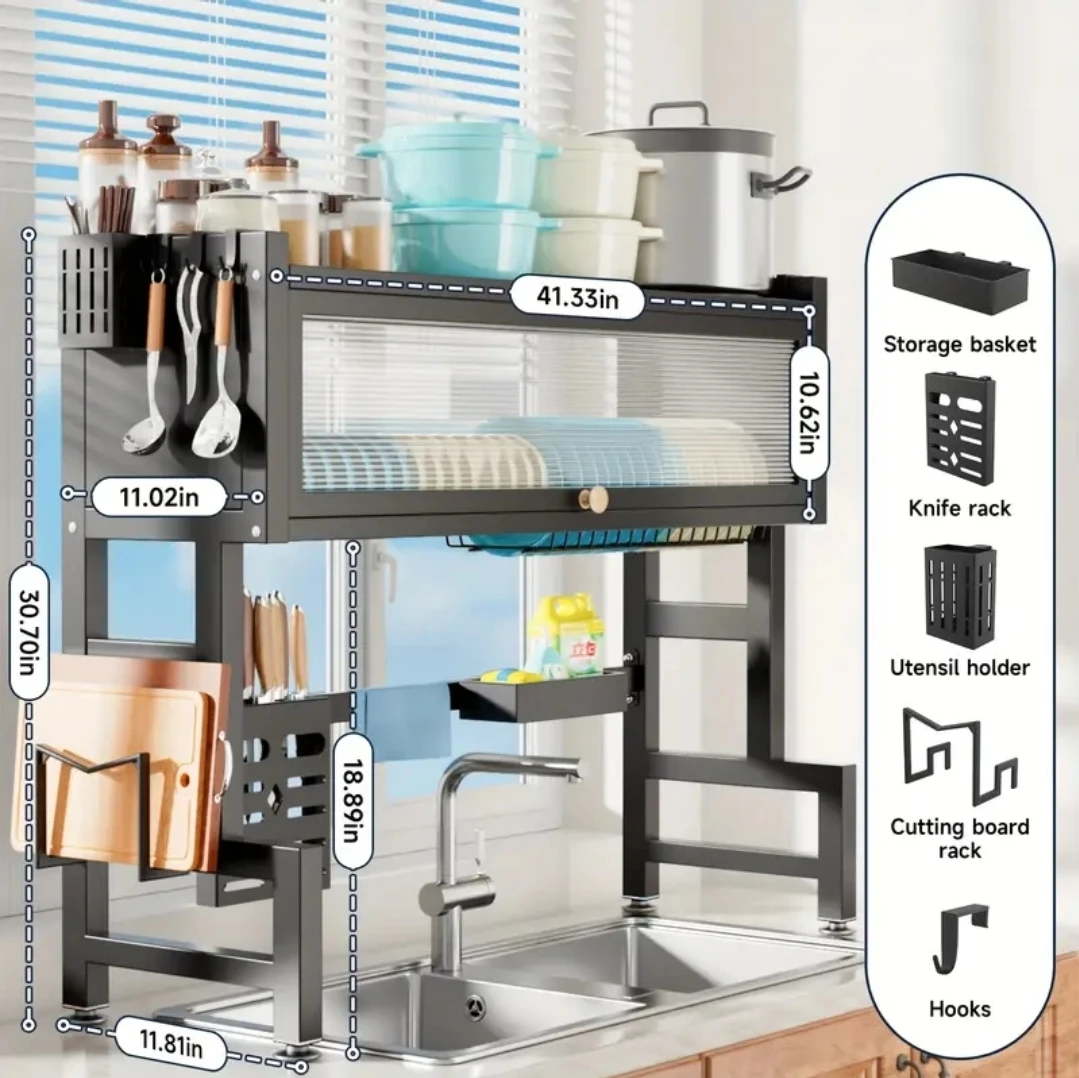 Brand new in box - Large Capacity Dish Drying Rack - photo 2