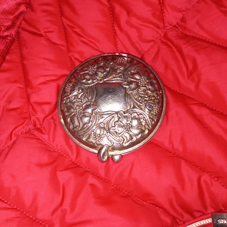 Vintage Floral Compact Mirror
