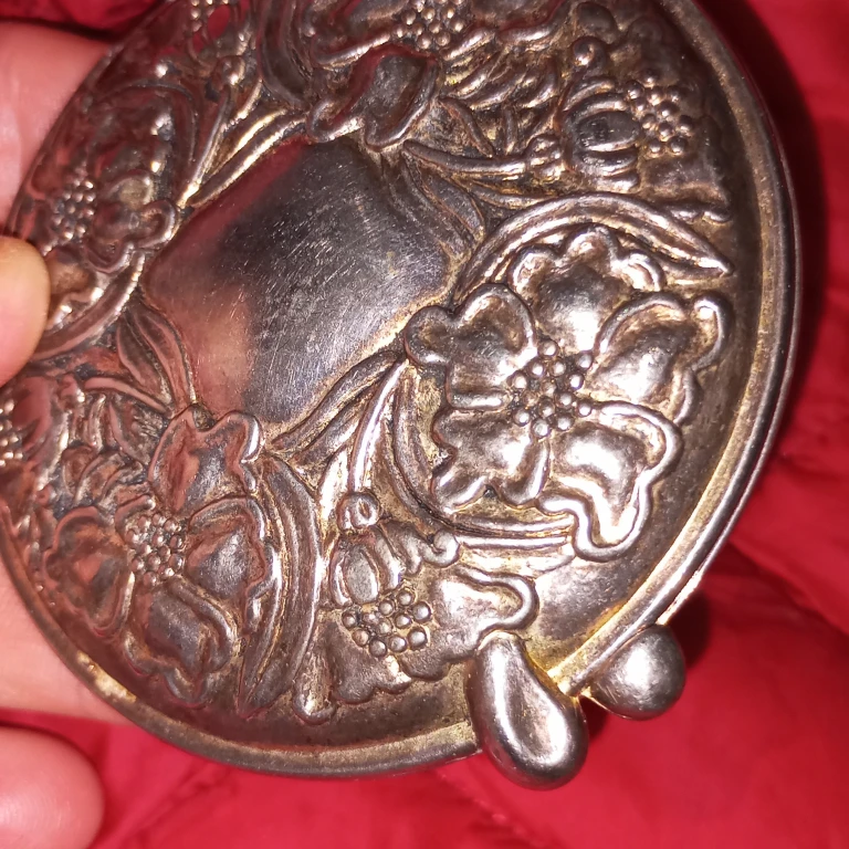 Vintage Floral Compact Mirror - photo 3