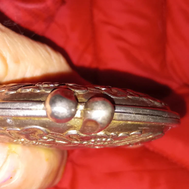 Vintage Floral Compact Mirror - photo 4