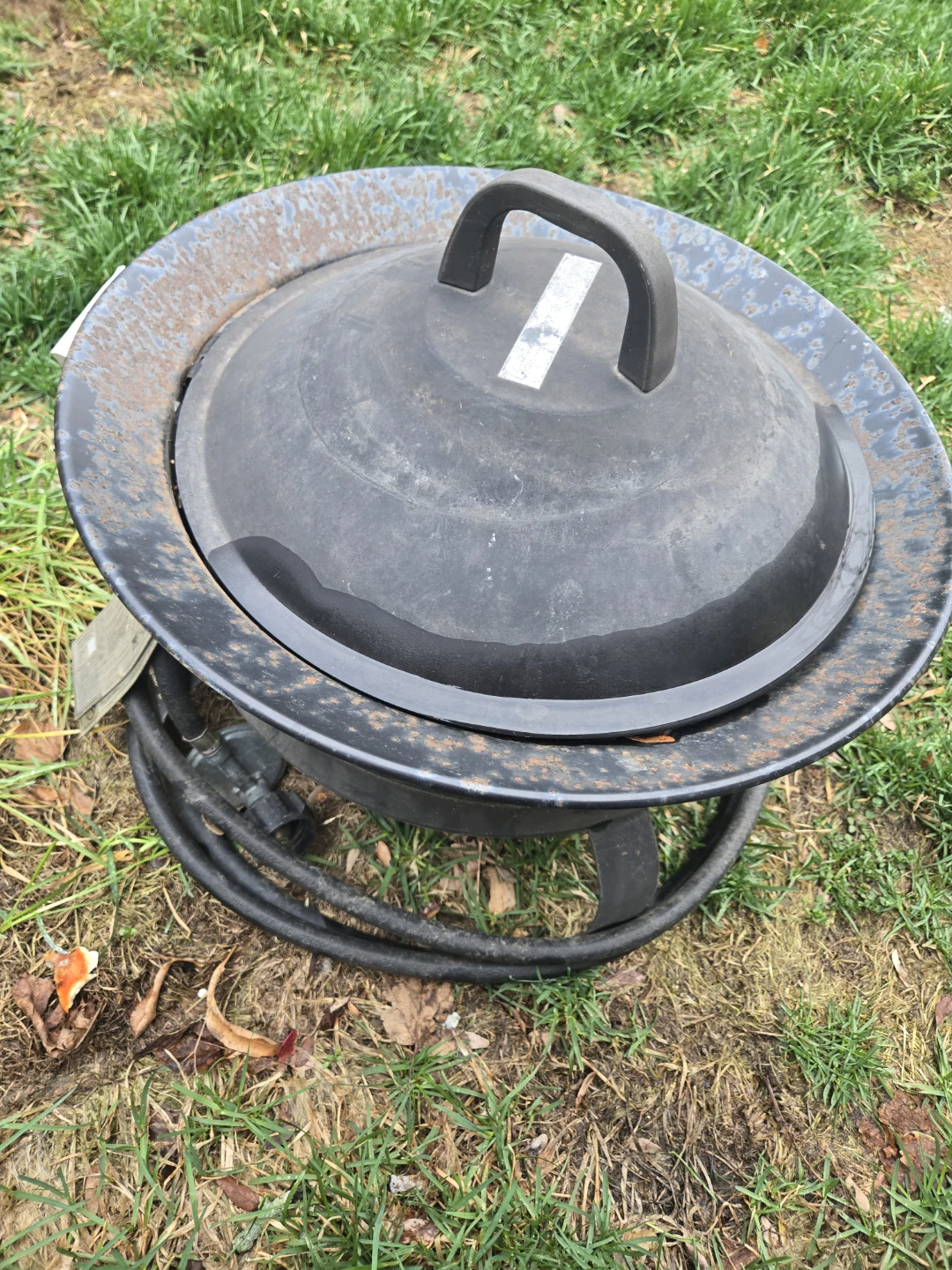 Propane Fire Pit with Regulator Hose