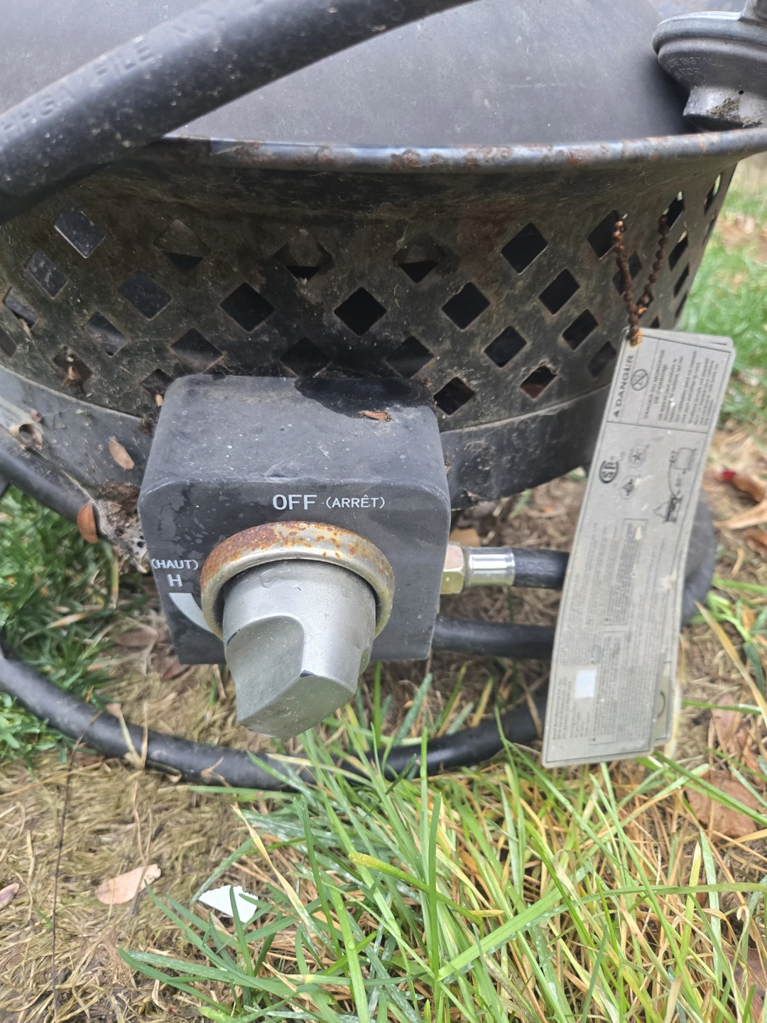 Propane Fire Pit with Regulator Hose - photo 2