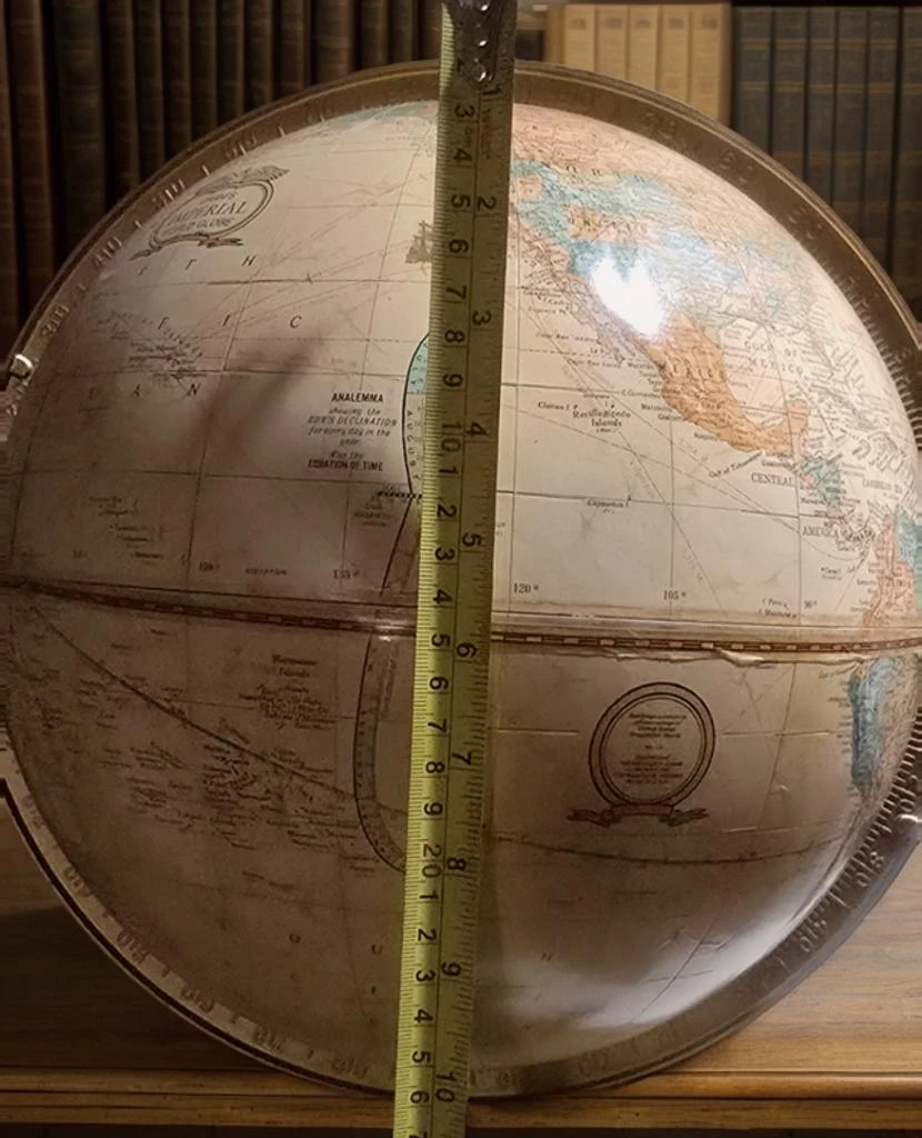 Large Imperial World Globe - photo 4