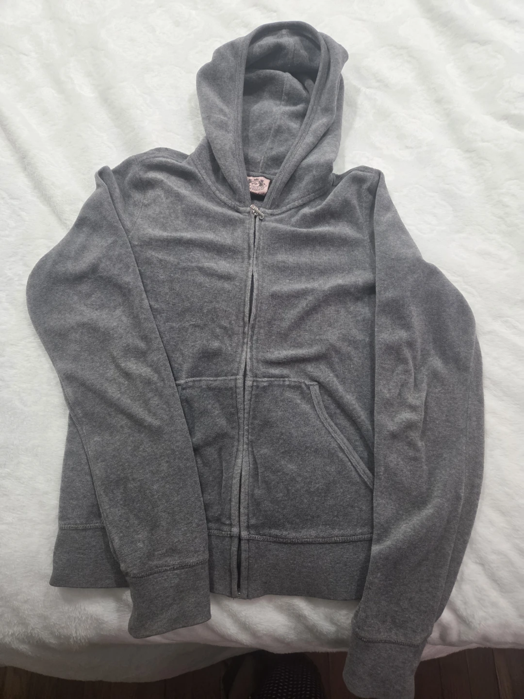 Juicy Couture Velour Zip-Up Hoodie