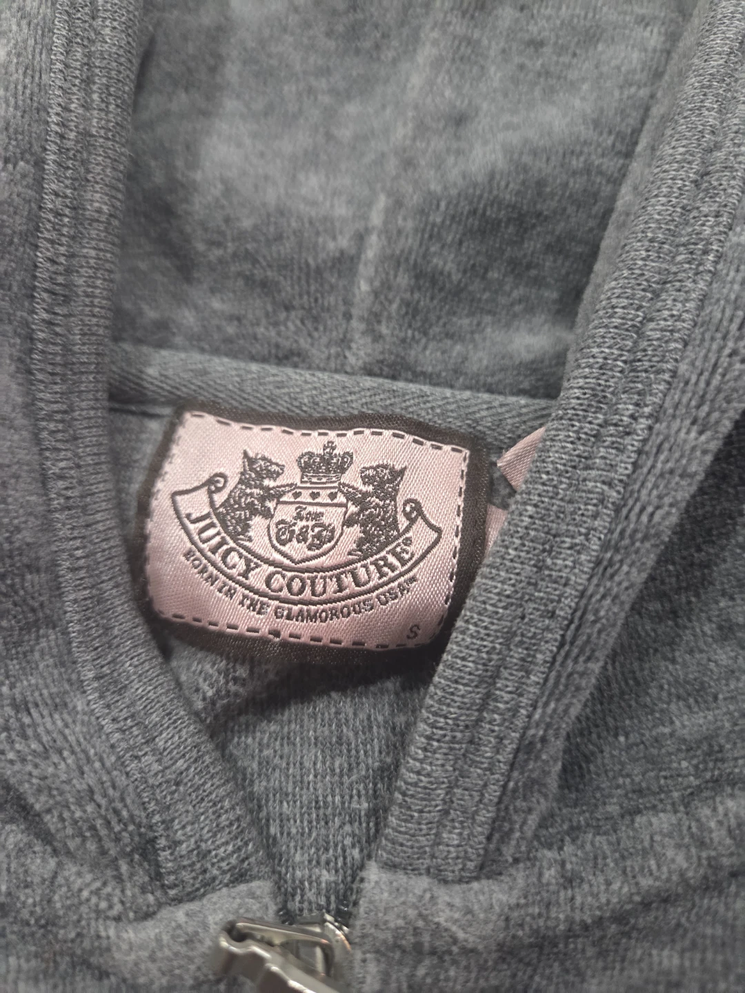 Juicy Couture Velour Zip-Up Hoodie - photo 2