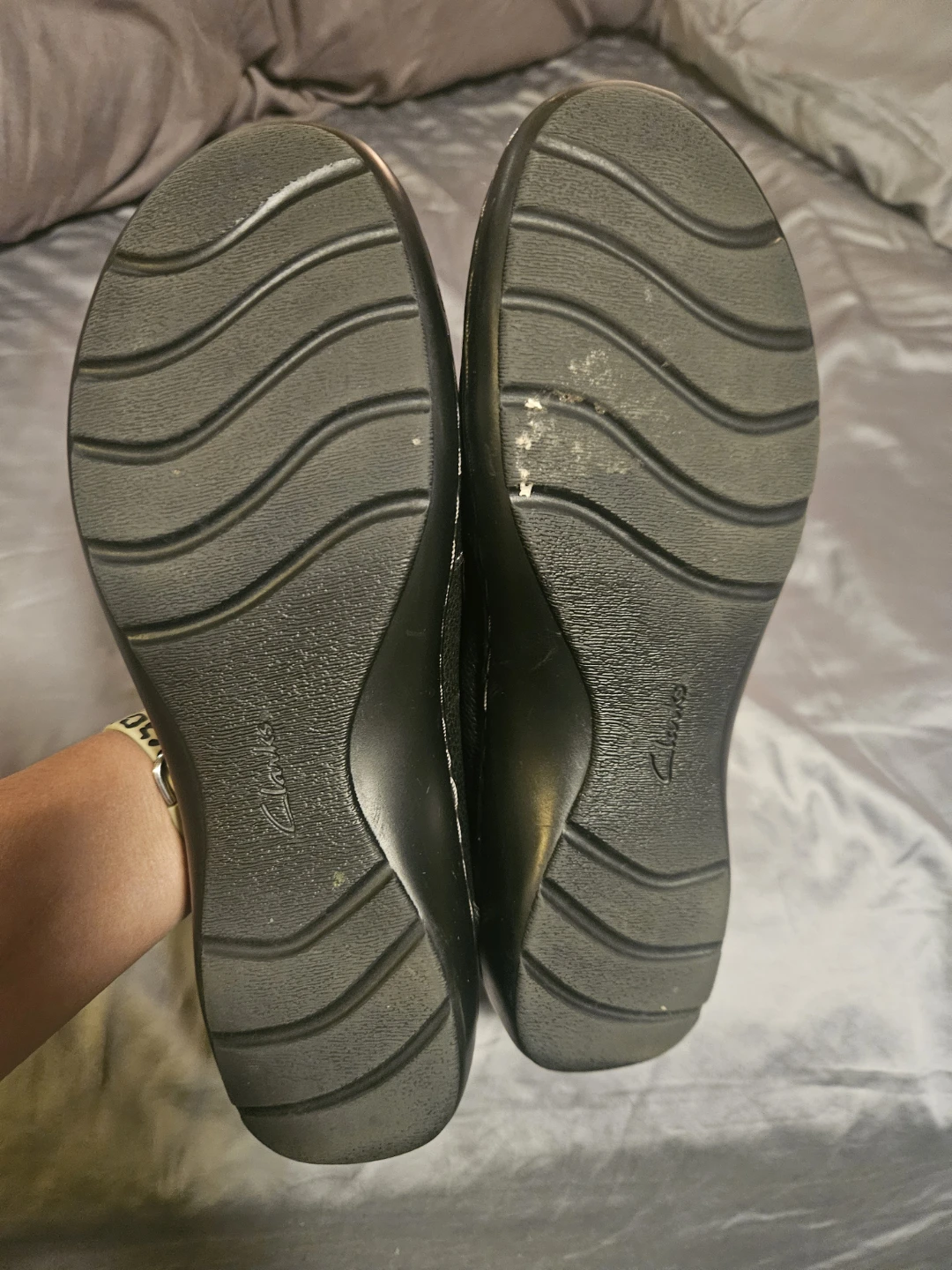 Clarks Collection Black Leather Loafers Women's Size US 7 - photo 3