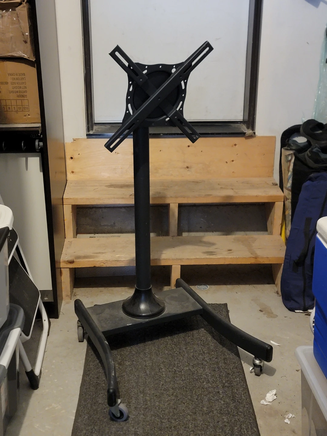 Rolling TV Stand Mount
