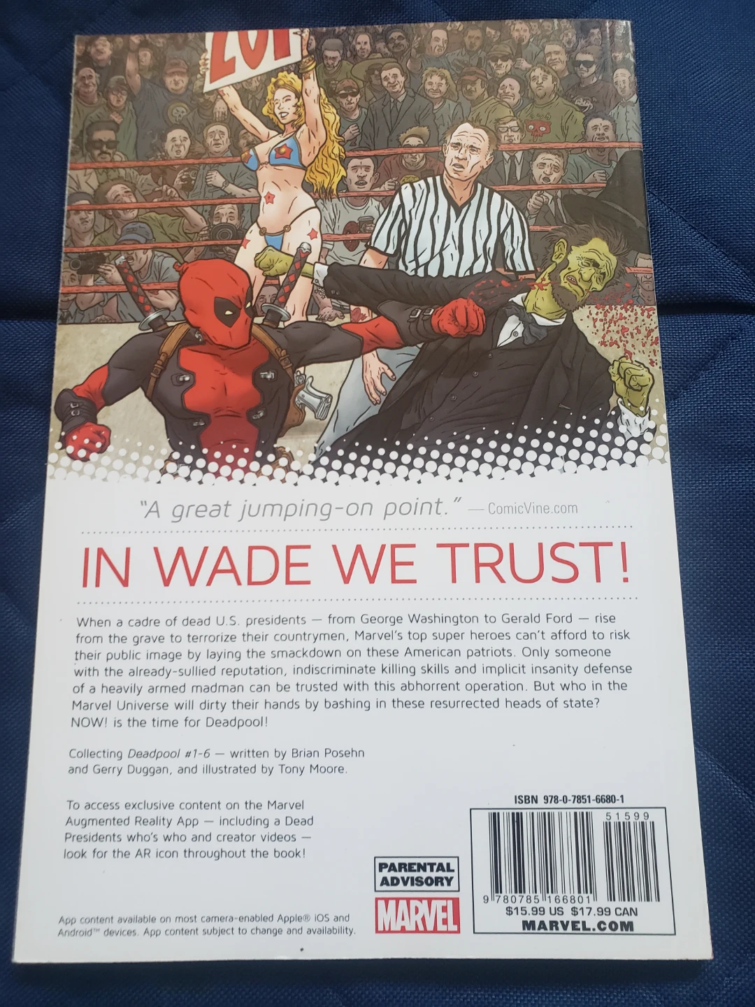 DEADPOOL Dead Presidents Graphic Comic Book Posehn Duggan Moore - photo 2