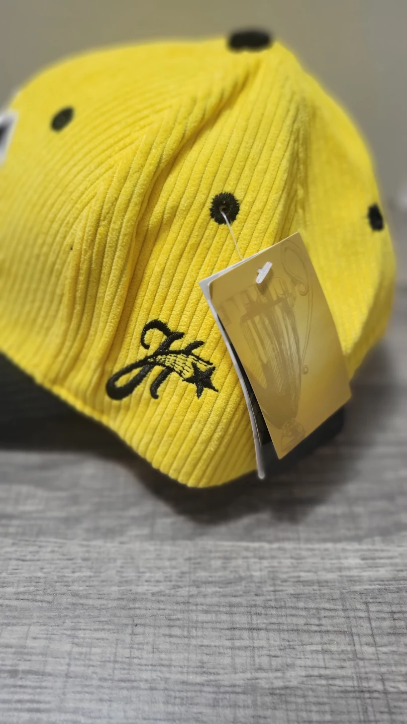 Bad Boy Classics Yellow & Black Corduroy Snapback Hat - photo 3