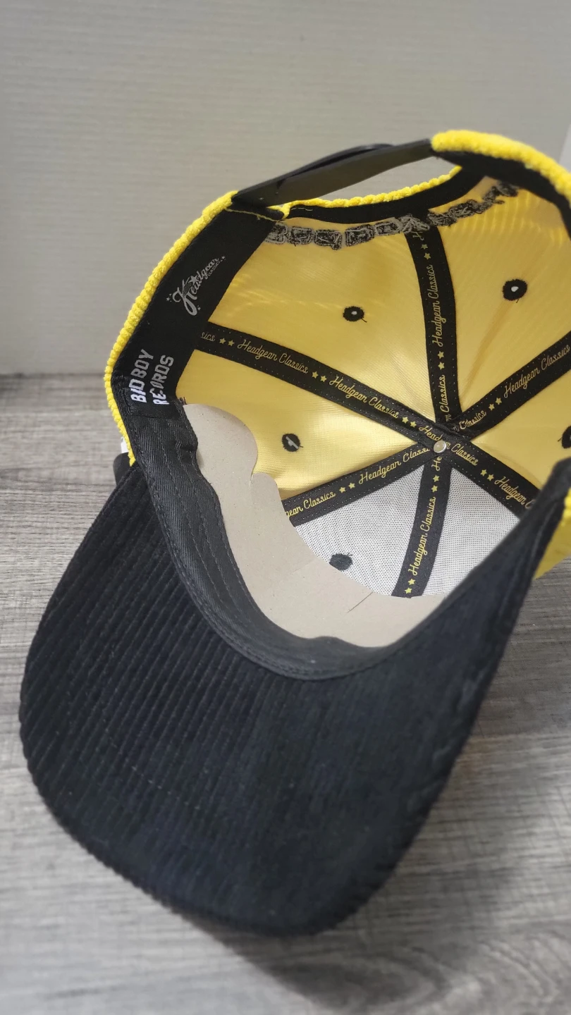 Bad Boy Classics Yellow & Black Corduroy Snapback Hat - photo 4