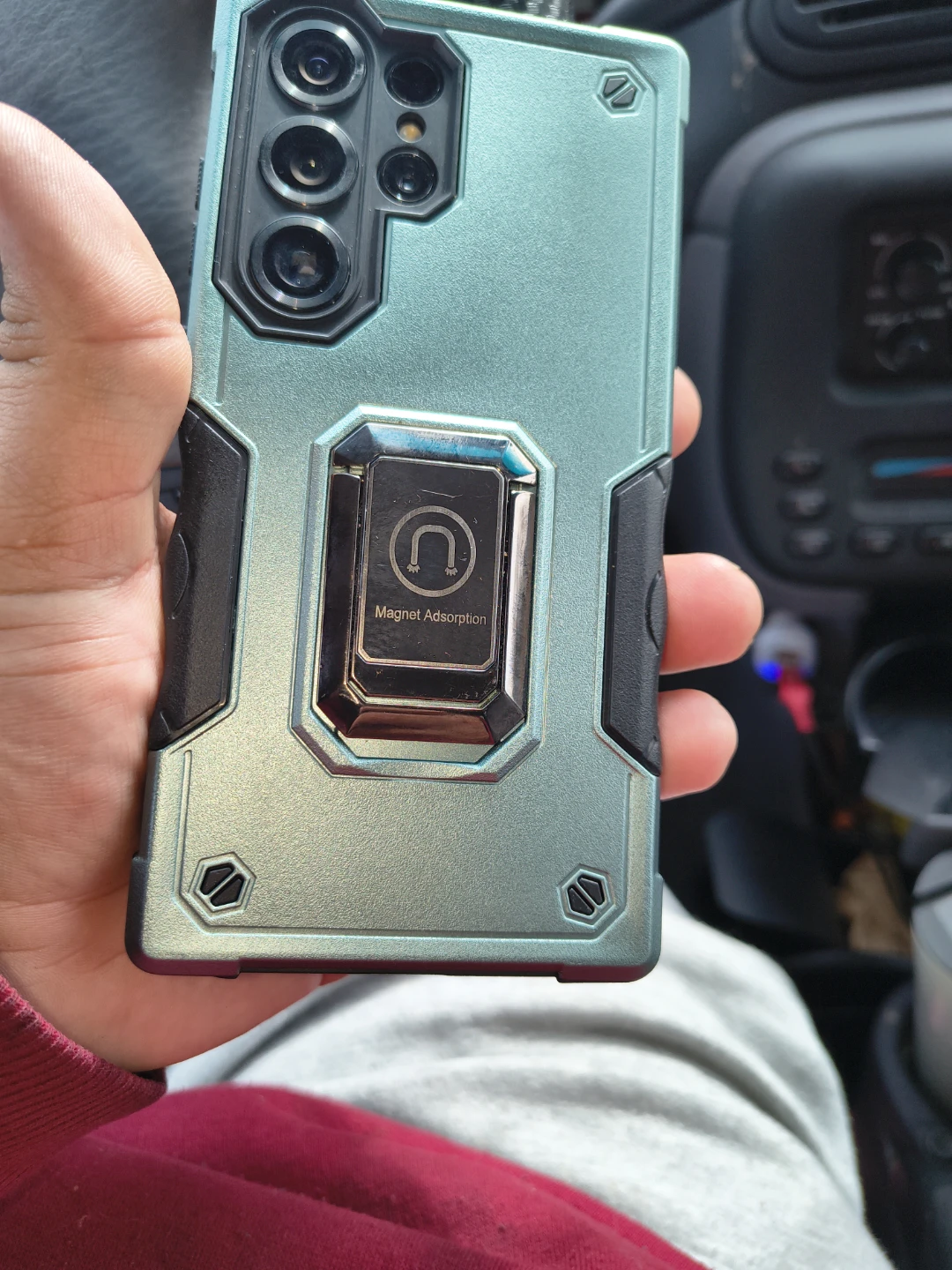 Phone Case with Magnetic Ring Holder - photo 2