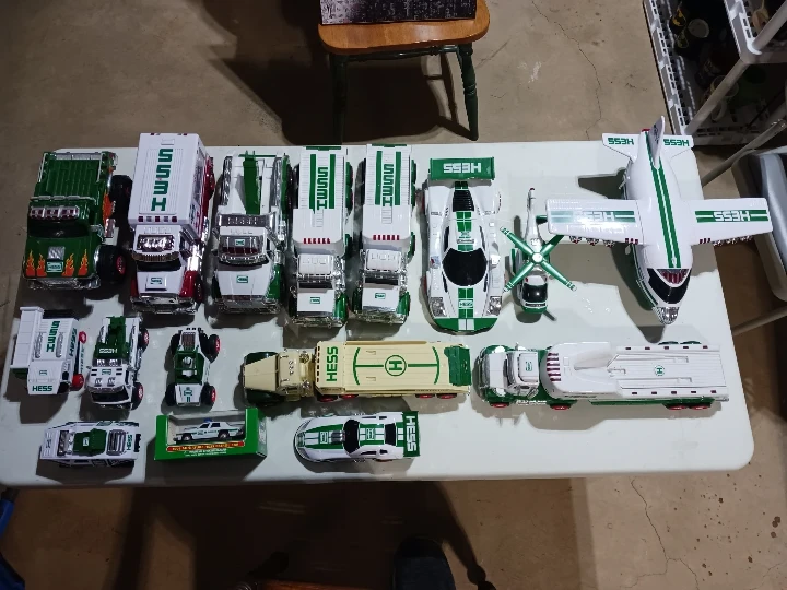 Hess Toy Trucks and Helicopter Collection