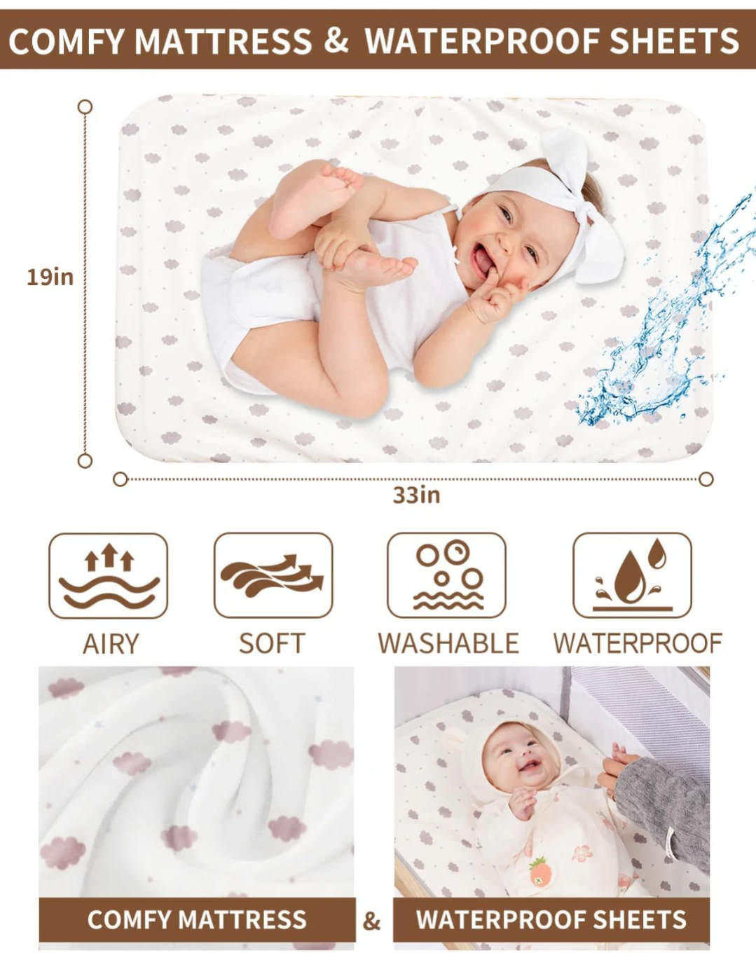 Convertible Baby Bassinet and Bedside Sleeper - photo 2