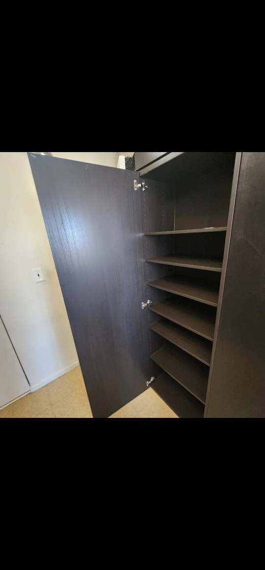 IKEA BESTÅ Dark Black-Brown Storage Cabinet Unit