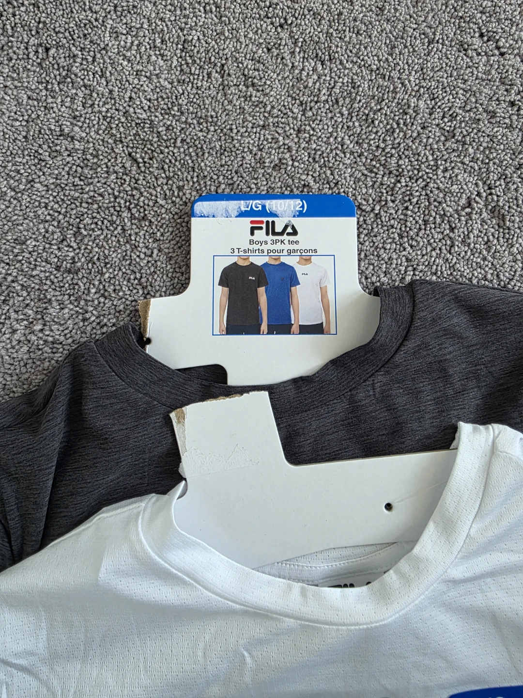 FILA Boys 3 Pack T-Shirts - Size L (10/12) - photo 2