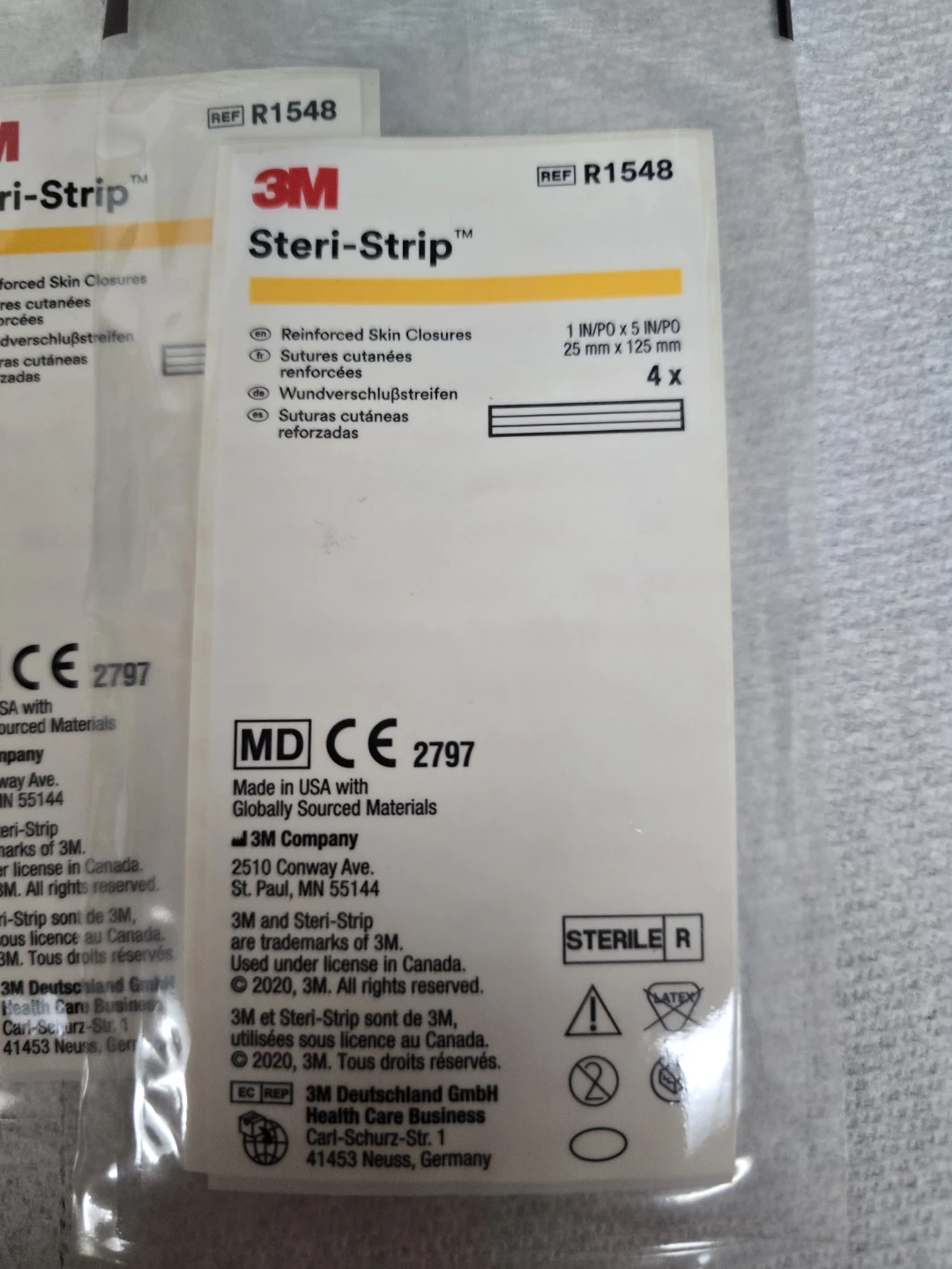 3M Steri-Strip Reinforced Skin Closures (4 strips) - photo 2
