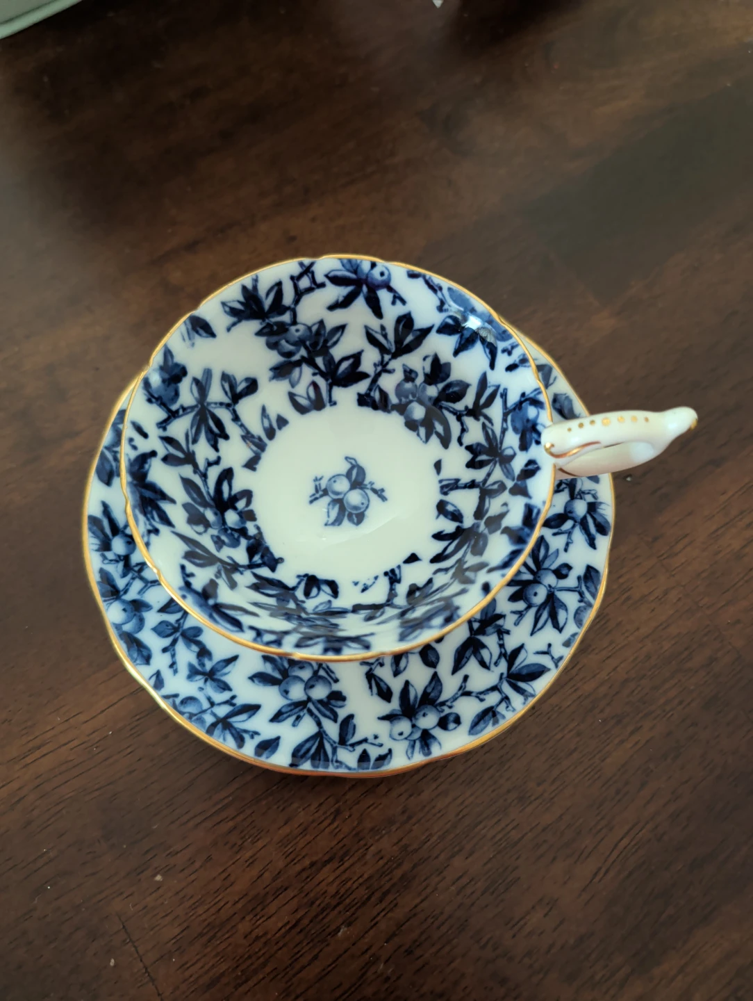 Coalport England Teacup and Saucer Set - photo 2