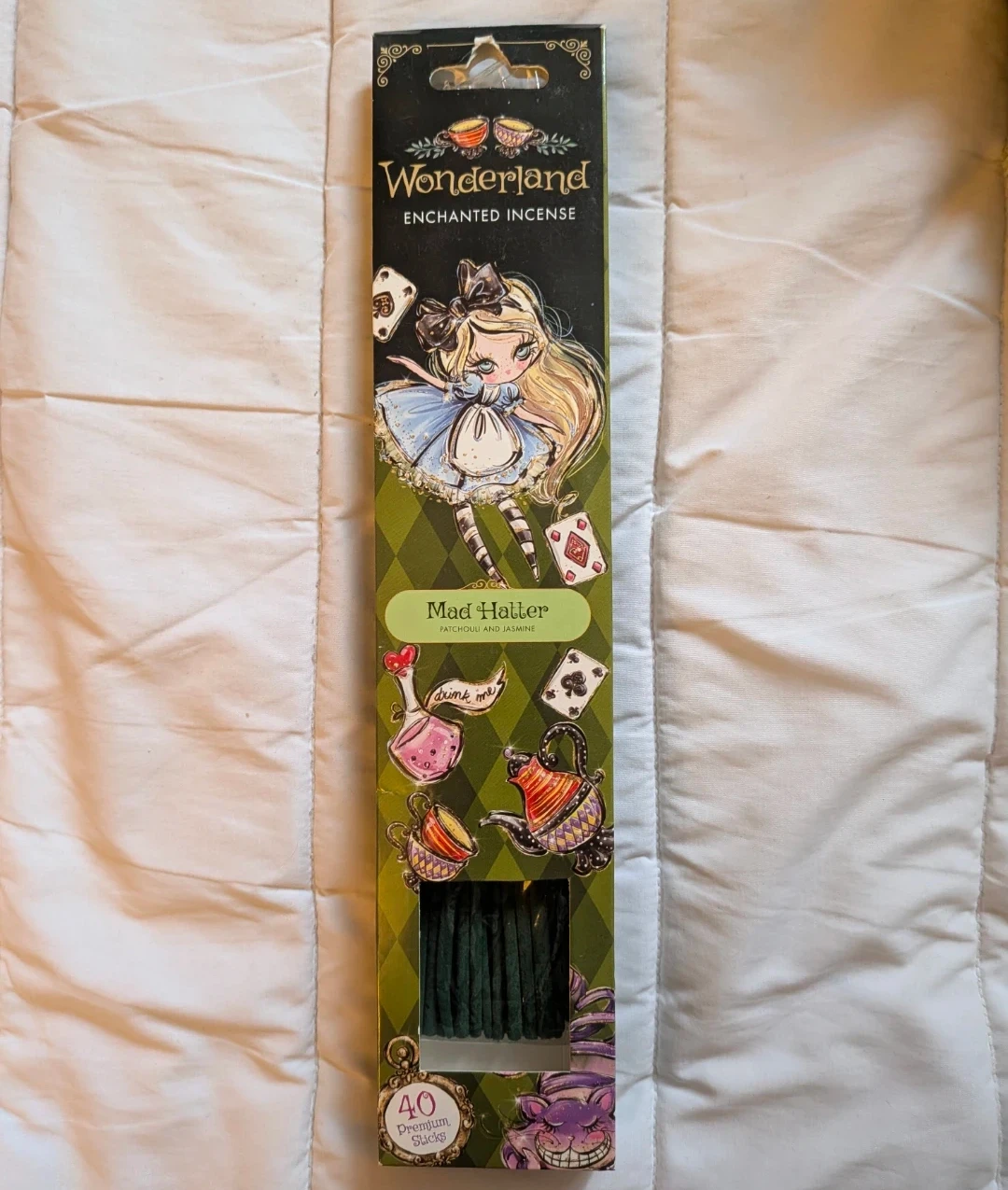 Wonderland Mad Hatter Patchouli & Jasmine Incense Sticks
