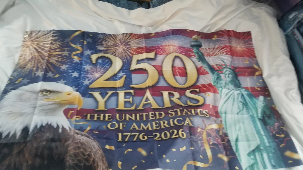 250 Years United States of America 1776-2026 flag