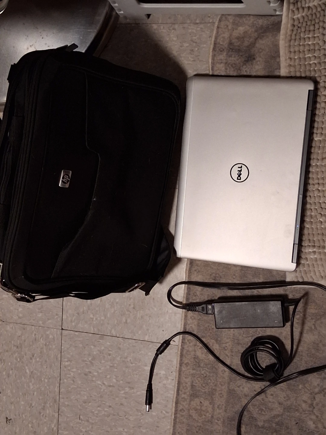 Dell Laptop with Bag and Charger