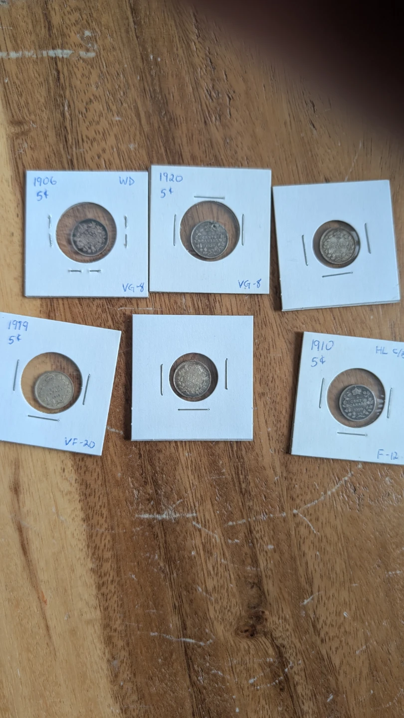 Collectible Canadian Individual Coins lot