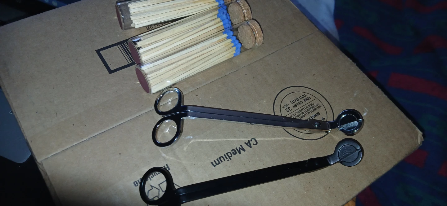 Candle Wick Trimmer Set with Matches - photo 2