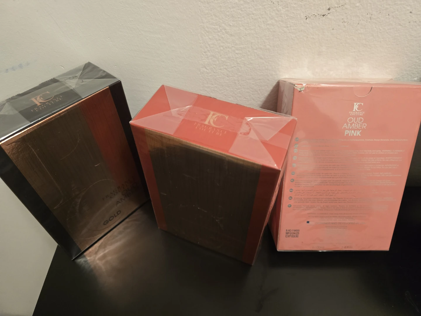 Fragrance Couture Oud Amber Gold, Rouge, and Pink EDP - photo 2