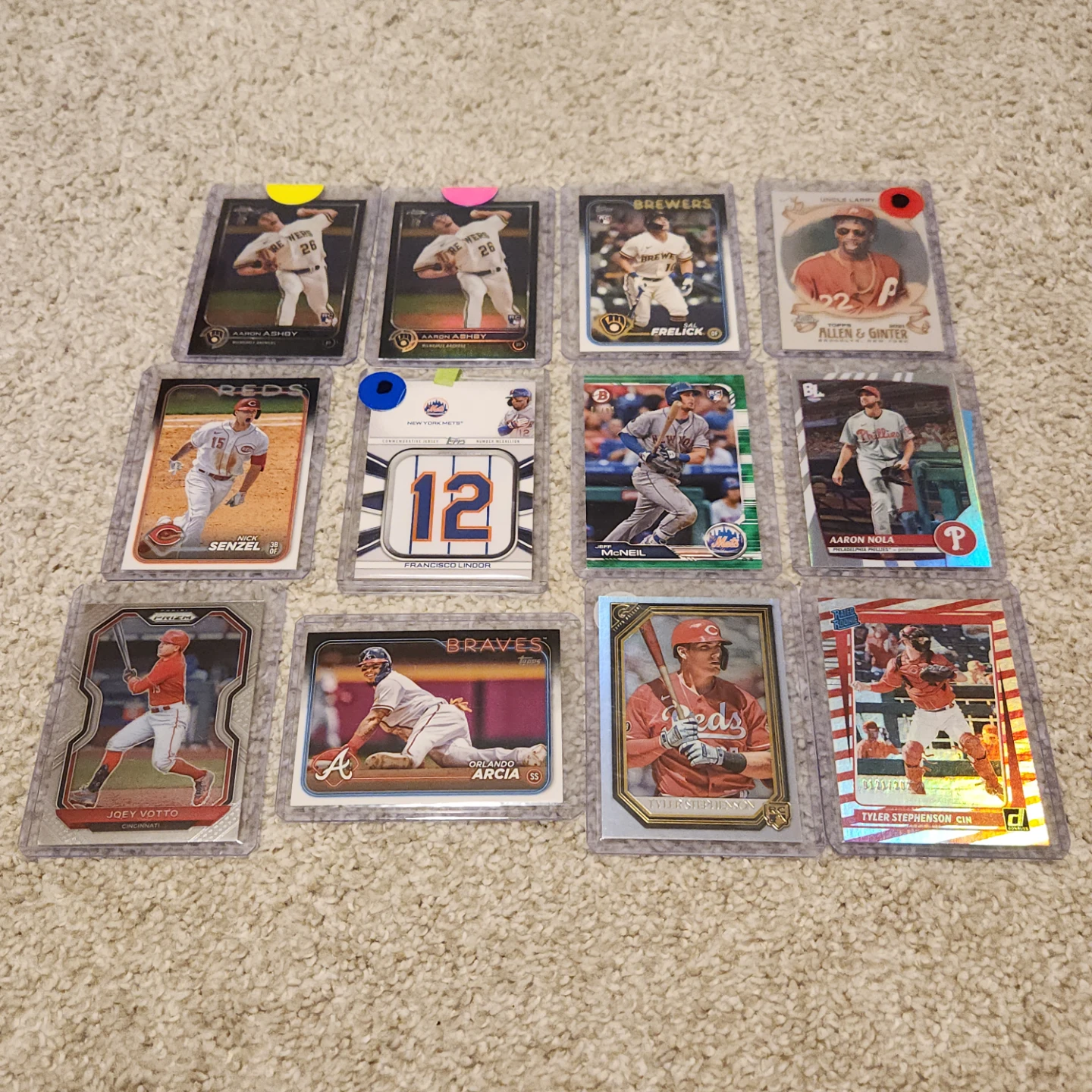 Baseball Card Singles 2021 to 2024 - Buy One or Many