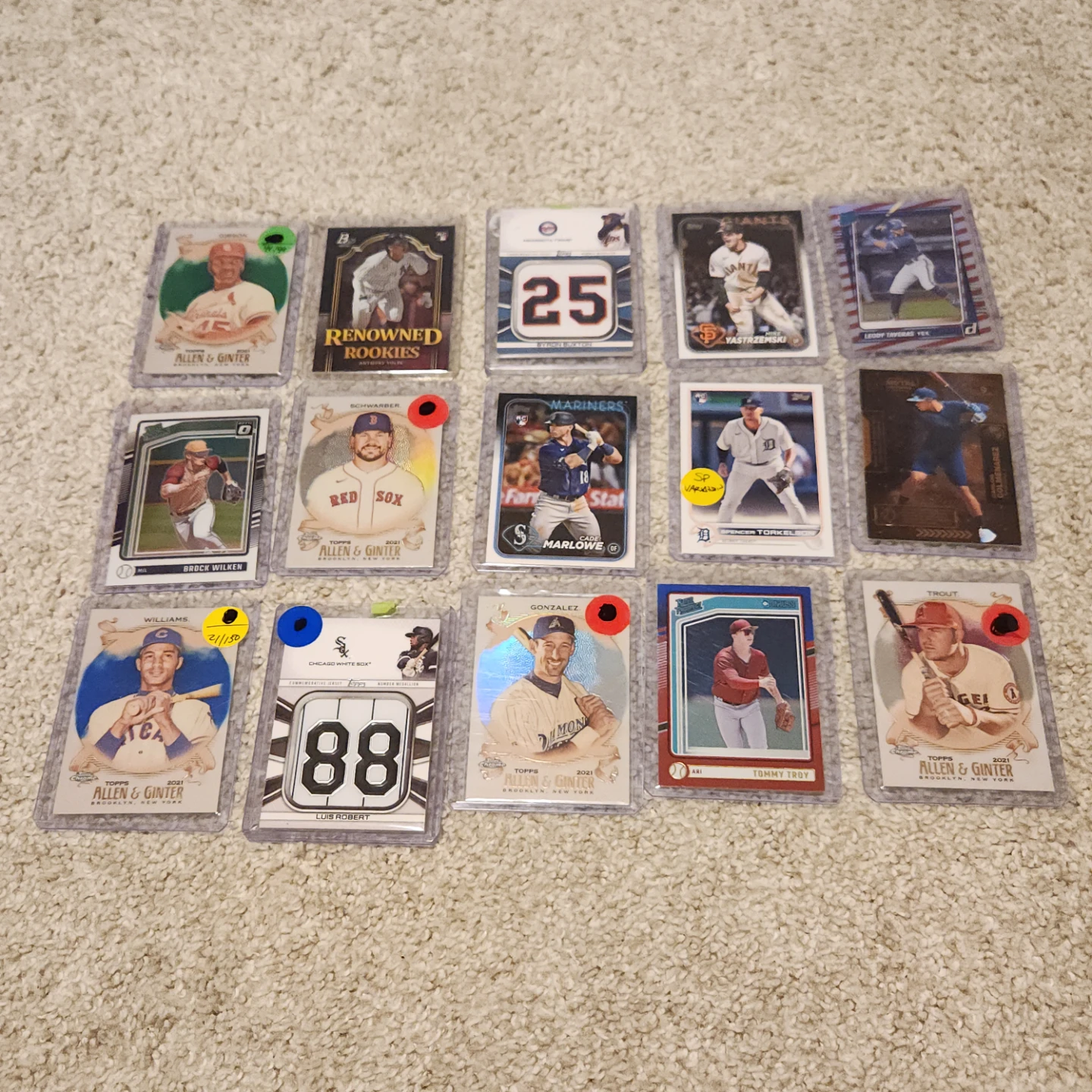 Baseball Card Singles 2021 to 2024 - Buy One or Many - photo 2