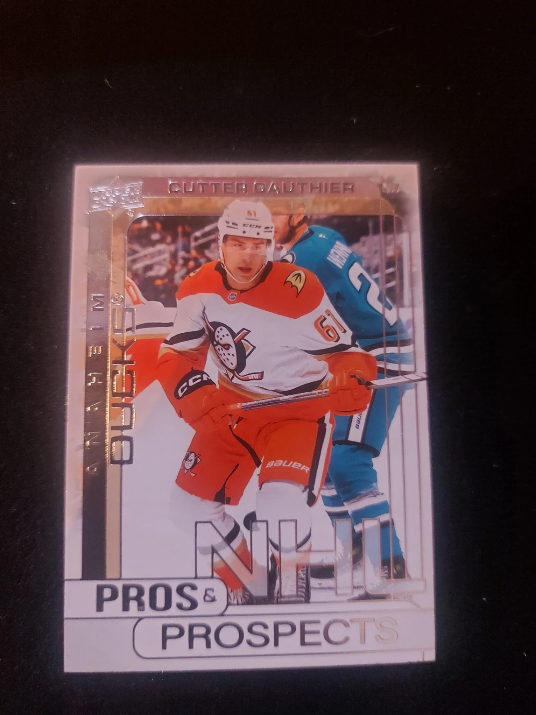 Cutter Gauthier Anaheim Ducks Hockey Card
