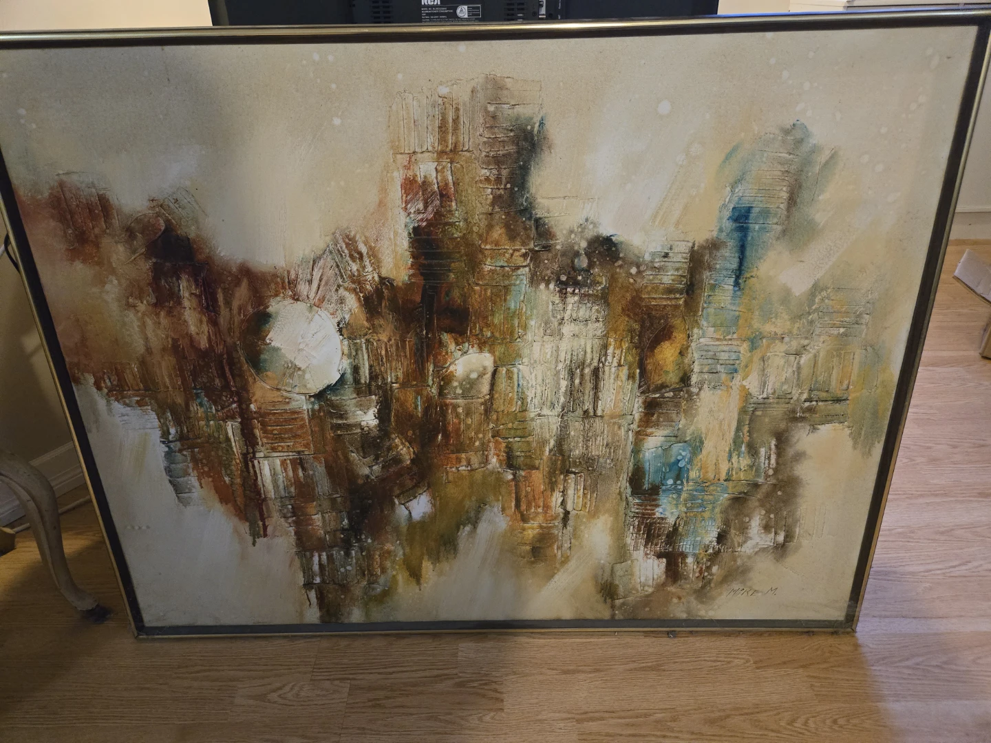 Abstract Art Oil Painting by Mike M.