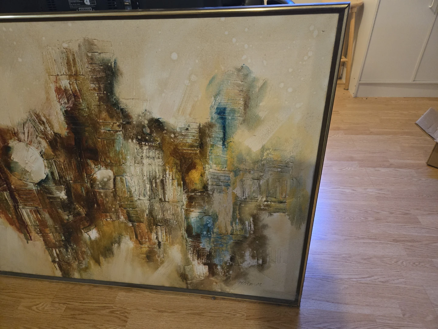 Abstract Art Oil Painting by Mike M. - photo 3