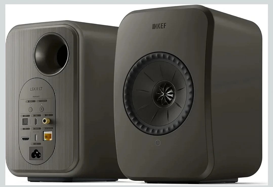 KEF LSX II LT Wireless Speakers (Pair) - Stone White - photo 3