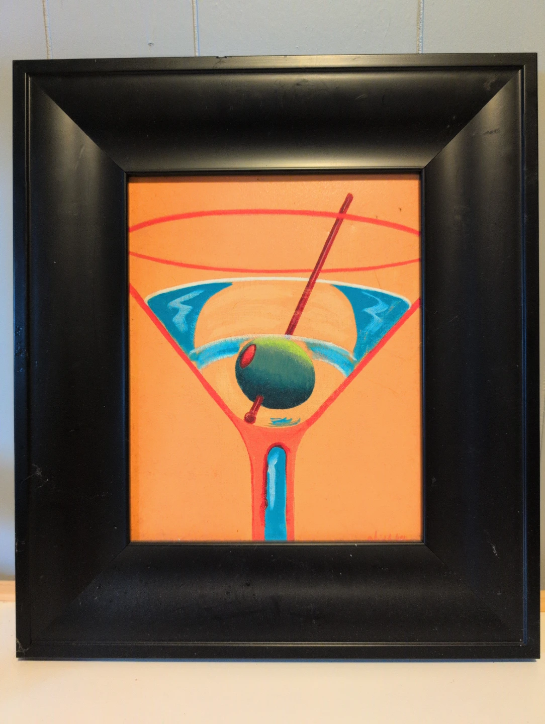 Framed Martini Art Print