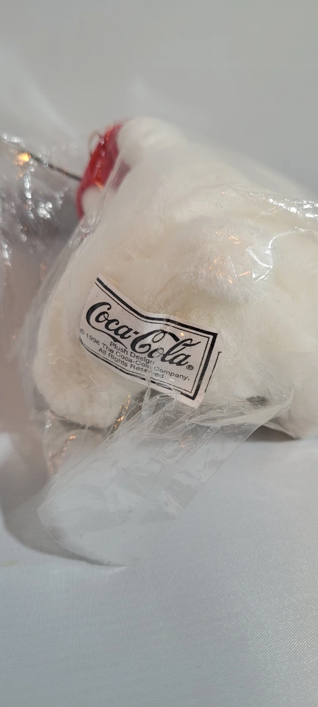 Coca-Cola Holiday Ornament Plush Polar Bear - photo 4
