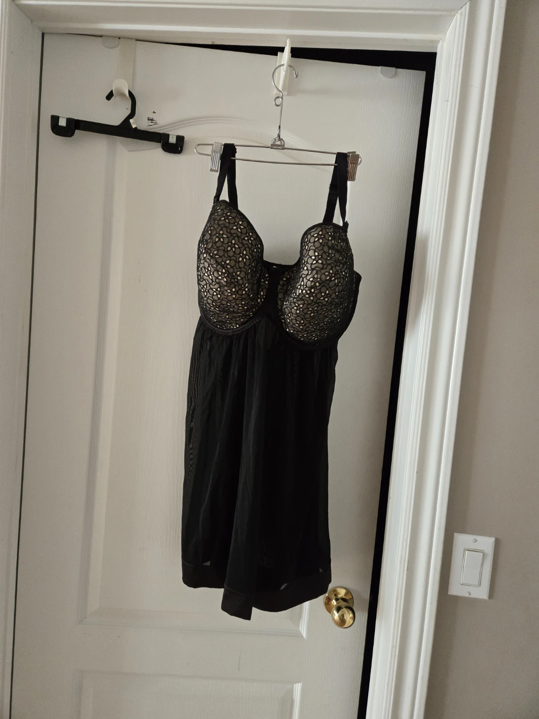 Curvy Kate Lola Babydoll Lingerie Black/Almond Size 38J - photo 2