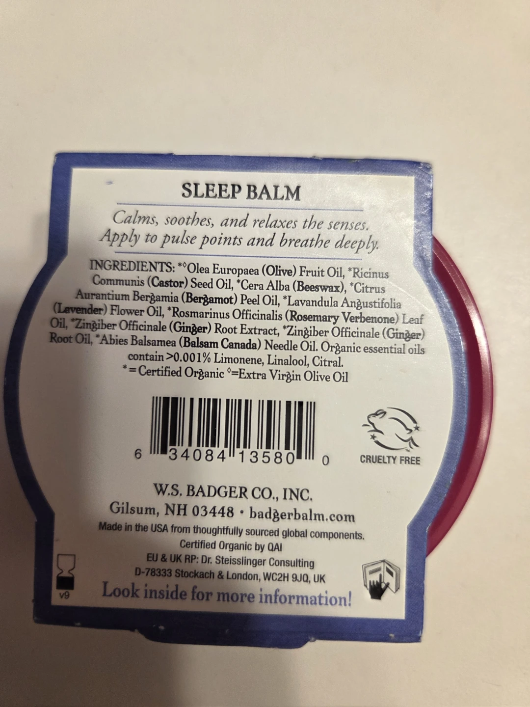 Badger Sleep Balm - Lavender & Bergamot - photo 2