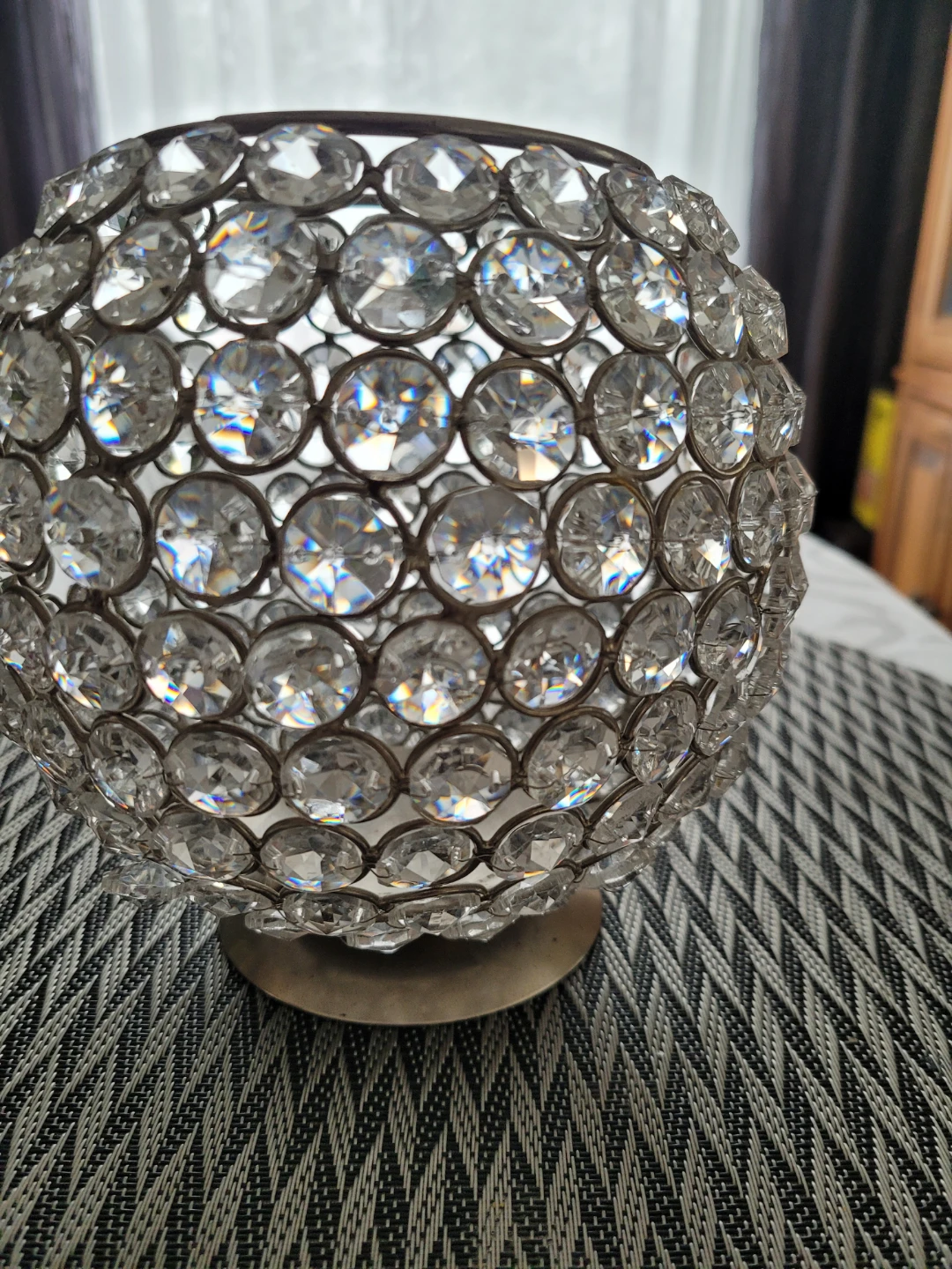 Decorative Crystal Candle Holder - photo 2