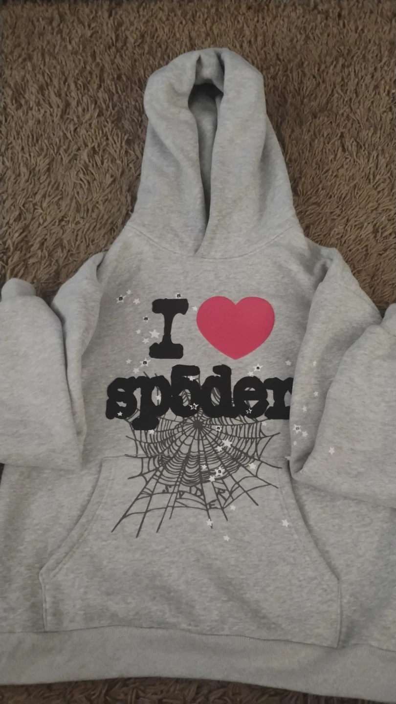 Grey Sp5der souvenir hoodie - photo 5