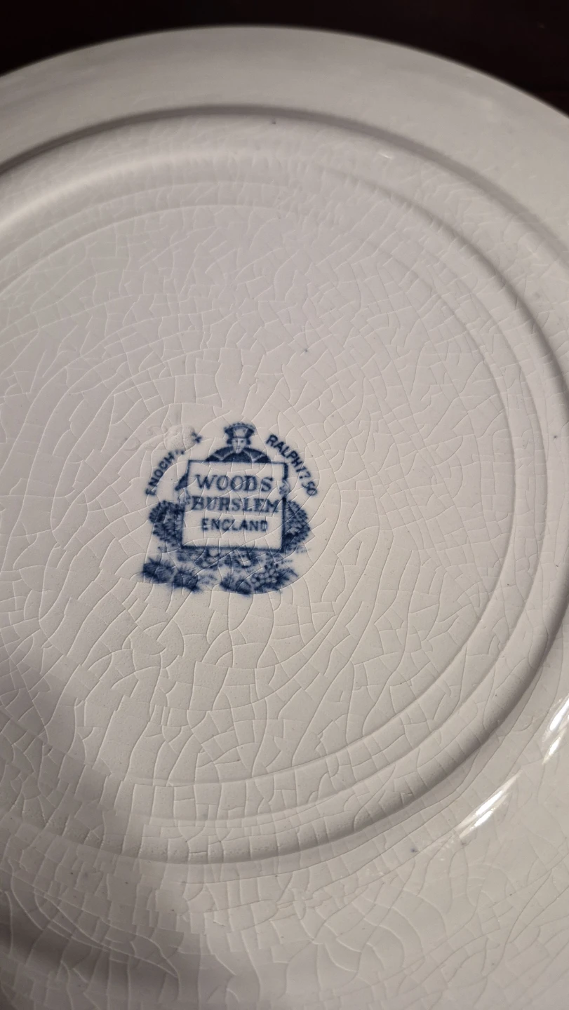1929 Antique Decorative Calendar Plate - Woods Burslem England - photo 4