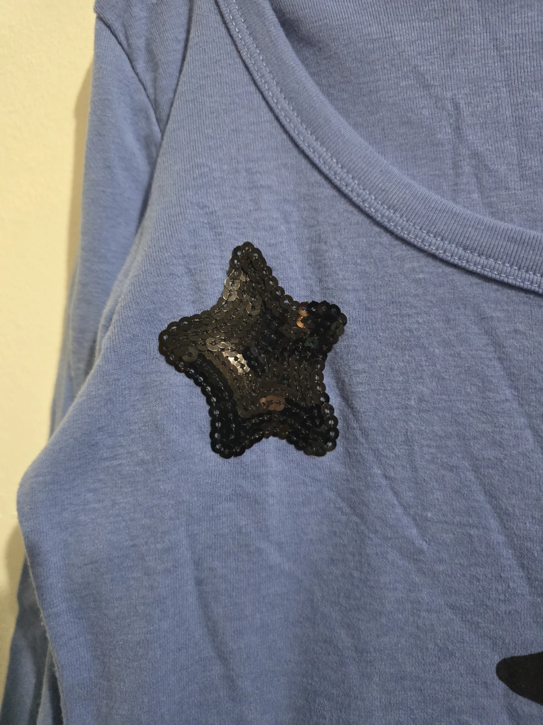 EyeCandy Blue Star Print T-Shirt XL - photo 5