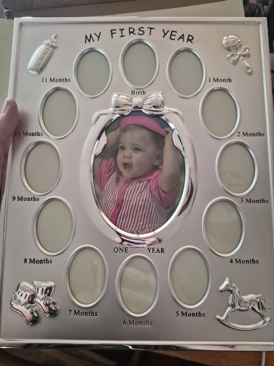 My First Year Baby Photo Frame