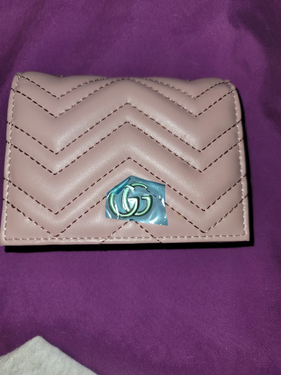 Gucci Pink Quilted Marmont Wallet - photo 3