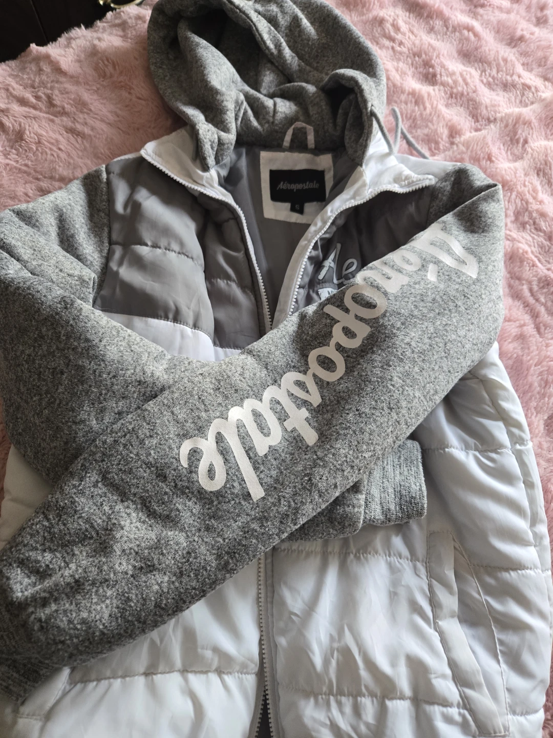 Aeropostale Puffer Jacket with Hood - Size L - photo 2