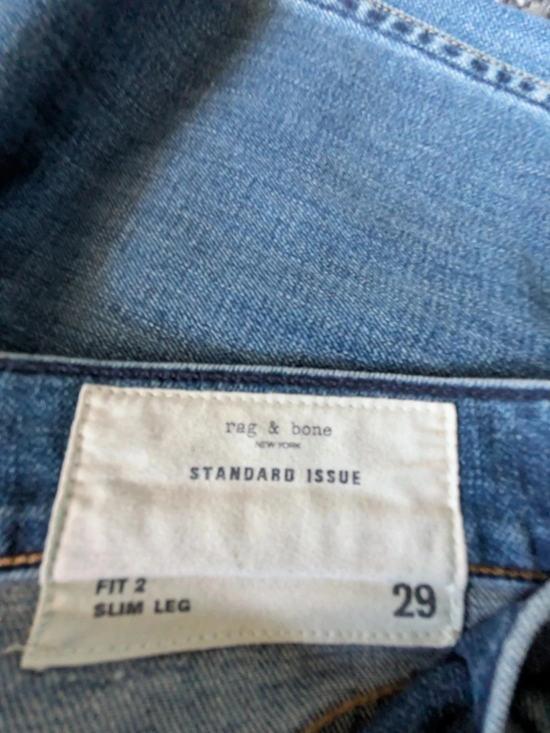 Rag & Bone Standard Issue Slim Leg Jeans - Size 29 - photo 4