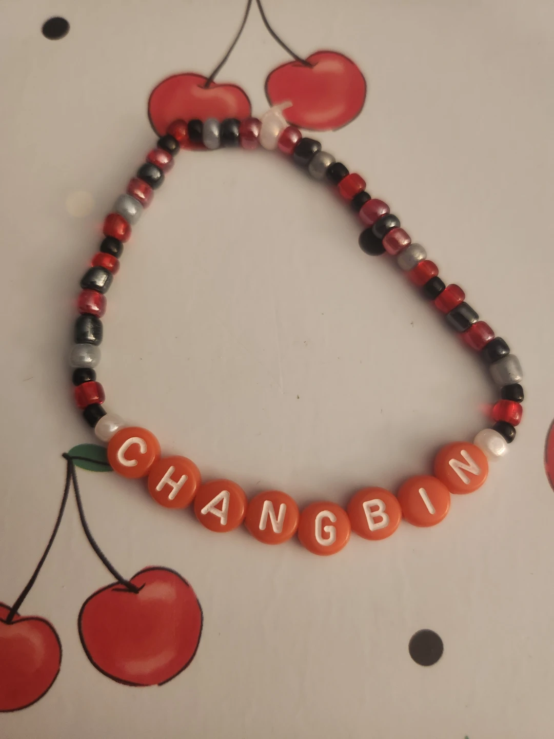 Handmade Beaded Bracelets with STRAY KIDS Member Names - photo 3