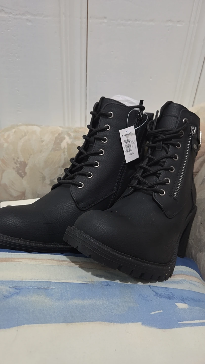 WIDE Torrid Black Biker Boots - photo 3