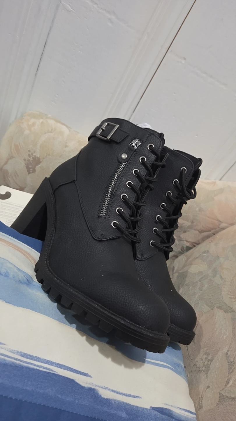 WIDE Torrid Black Biker Boots - photo 4