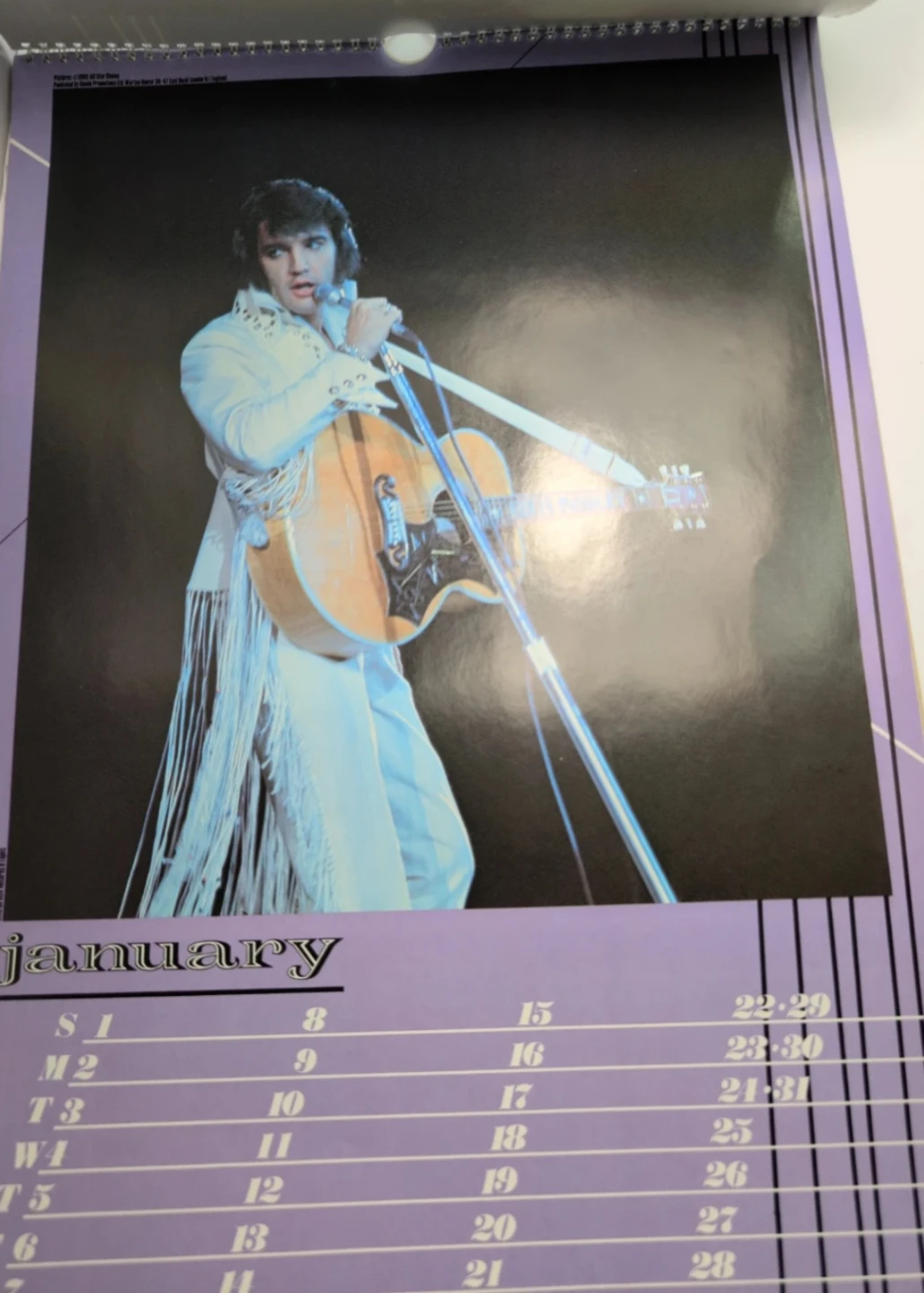 Elvis Presley The Official 1984 Calendar - photo 2
