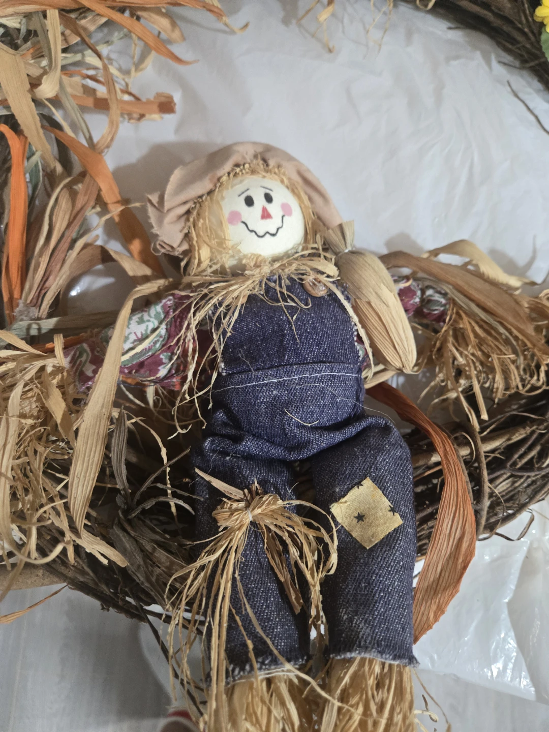 Fall Scarecrow Wreath - photo 2
